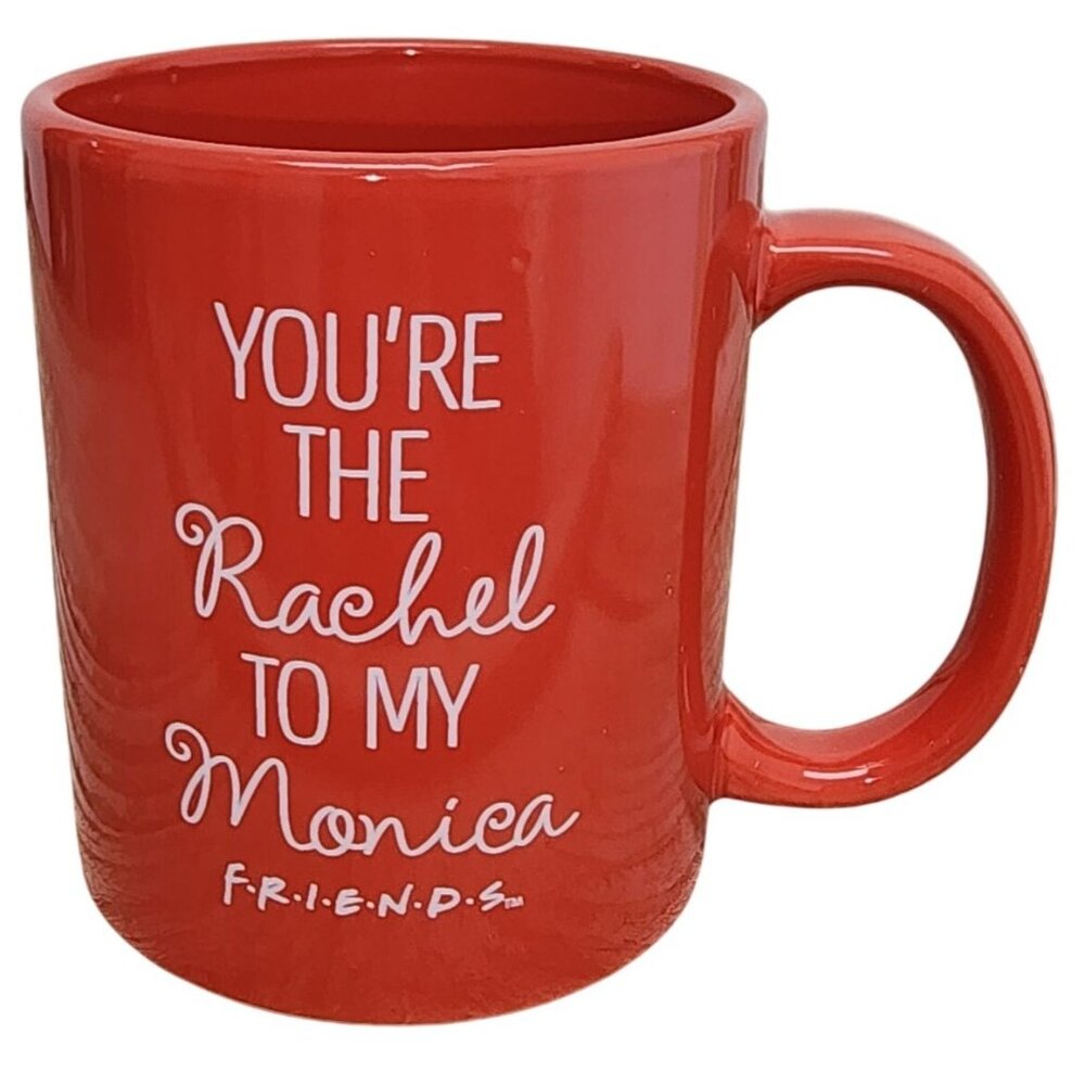 Modern Gourmet Foods FRIENDS Mug Cup Rachel to my Monica Red Coffee Cup Gift